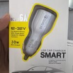 30W Smart USB Car Charger – QC 3.0 Fast Charging – alternate view