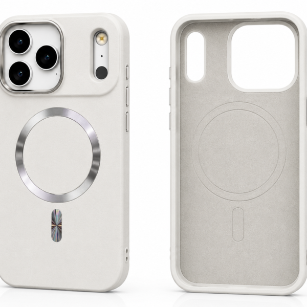 MagSafe Leather Case for iPhone 17 Pro Max – White – alternate view