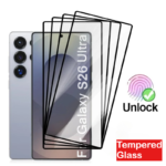 Samsung Galaxy S26 Clear Glass Screen Protector – alternate view
