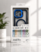 Magnetic Stand Case for iPhone 15 – Blue – alternate view