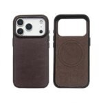 Leather-Look MagSafe Case – Brown (iPhone)