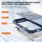 Slim MagSafe Case – White/Silver (iPhone)